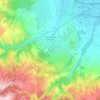 Saint-Marcellin-en-Forez topographic map, elevation, terrain