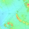 Khok Samrong topographic map, elevation, terrain