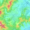 Upper Kedron topographic map, elevation, terrain