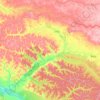 Aketi topographic map, elevation, terrain