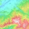 Alp topographic map, elevation, terrain