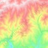 Albondón topographic map, elevation, terrain