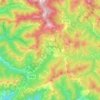 Torriglia topographic map, elevation, terrain