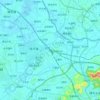 常平镇 topographic map, elevation, terrain