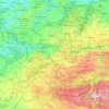 Hainaut topographic map, elevation, terrain