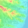Monasterace topographic map, elevation, terrain
