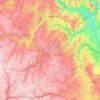 Angaraes topographic map, elevation, terrain