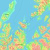 Harstad topographic map, elevation, terrain