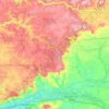 Communauté de communes de Sézanne-Sud Ouest Marnais topographic map, elevation, terrain