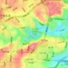 彩云湖 topographic map, elevation, terrain