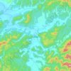 洋湖镇 topographic map, elevation, terrain