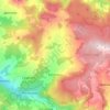 Kosatica topographic map, elevation, terrain