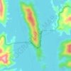 Pulau Banding topographic map, elevation, terrain