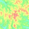 Wyening topographic map, elevation, terrain
