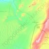 سپين بولدک ولسوالۍ topographic map, elevation, terrain