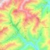 Bhojpur topographic map, elevation, terrain