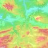 Rians topographic map, elevation, terrain