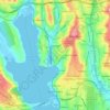 Küçükçekmece topographic map, elevation, terrain