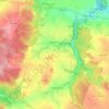 Barchovice topographic map, elevation, terrain