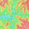 Wolfach topographic map, elevation, terrain