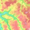 Aignay-le-Duc topographic map, elevation, terrain