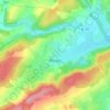 Bougey topographic map, elevation, terrain