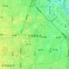 未来路街道 topographic map, elevation, terrain