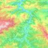 Cillorigo de Liébana topographic map, elevation, terrain
