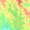 Stanley Draper Lake topographic map, elevation, terrain