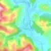 Guca topographic map, elevation, terrain