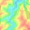 Bantouzelle topographic map, elevation, terrain