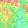 Agüero topographic map, elevation, terrain
