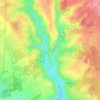 Tourteron topographic map, elevation, terrain