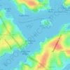 Snapper Island topographic map, elevation, terrain