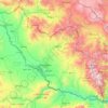 Nakhchivan Autonomous Republic topographic map, elevation, terrain