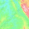 Santana de Pirapama topographic map, elevation, terrain