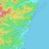 大武鄉 topographic map, elevation, terrain