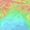 Friuli Venezia Giulia topographic map, elevation, terrain