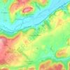 Vitrey-sur-Mance topographic map, elevation, terrain