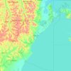 Masaka topographic map, elevation, terrain