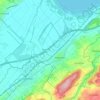 Avenches topographic map, elevation, terrain
