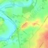 Blackdown topographic map, elevation, terrain