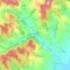 Prašník topographic map, elevation, terrain