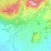 El Rellano topographic map, elevation, terrain