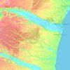 Arraial D'Ajuda topographic map, elevation, terrain