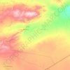 Tadmur Subdistrict topographic map, elevation, terrain