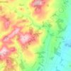 Clogher topographic map, elevation, terrain