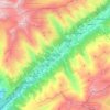 Goms topographic map, elevation, terrain