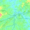 Juatuba topographic map, elevation, terrain