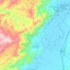 Roldanillo topographic map, elevation, terrain